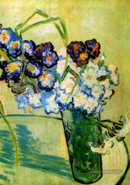 Vincent Van Gogh œuvres - Nature morte Verre aux Oeillets Vincent van Gogh